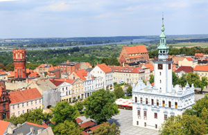 Chełmno - mury miejskie i Brama Grudziądzka