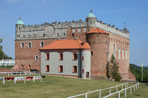 Zamek krzyżacki nad miastem Golub