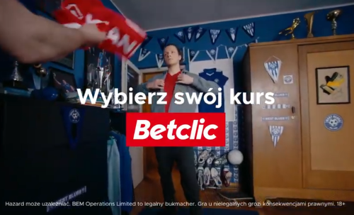 Betclic - reklama "Wybierz swój kurs"