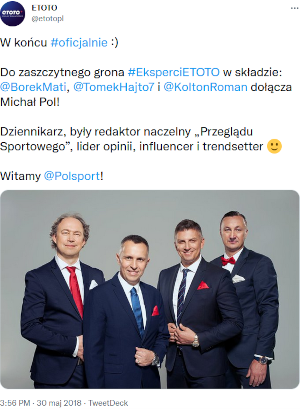 Etoto - Michał Pol ambasadorem marki