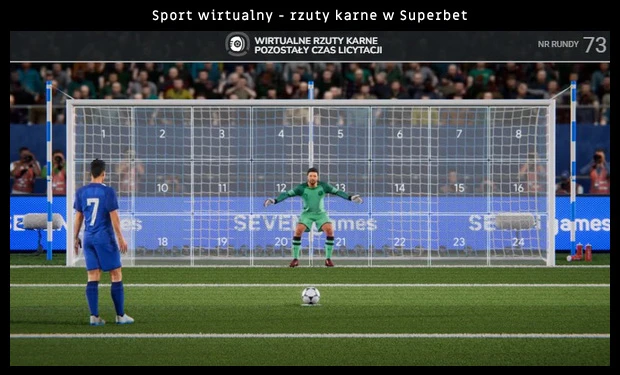 rzuty karne w Superbet (sport wirtualny)