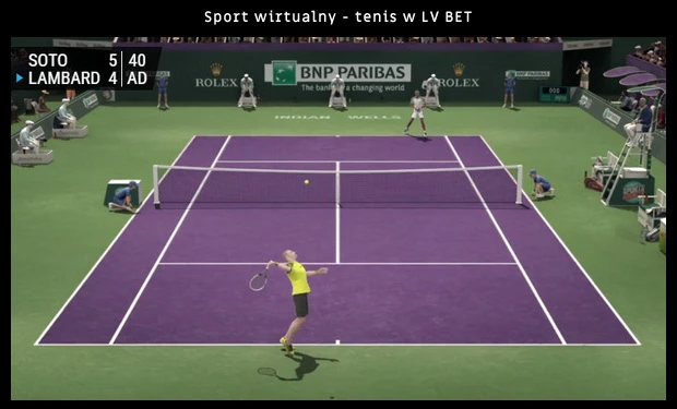 tenis w LV BET (sport wirtualny)