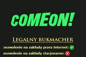 legalny bukmacher ComeOn