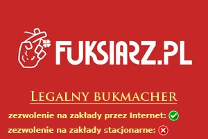 legalny bukmacher Fuksiarz