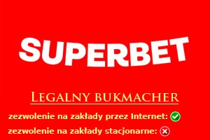 legalny bukmacher Superbet